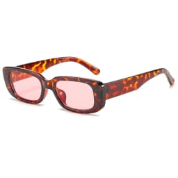 OEC CPO Small Square Sunglasses Women Plastic Frame Orange Gradient Sunglasses Female Trendy Brand Designer Eyeglasses UV400