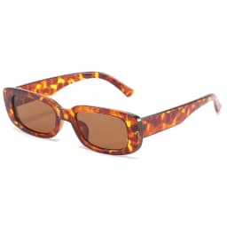 OEC CPO Small Square Sunglasses Women Plastic Frame Orange Gradient Sunglasses Female Trendy Brand Designer Eyeglasses UV400