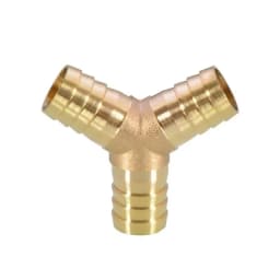 4 5 6 8 10 12 14 16 25mm Hose Barb Reudcer Y Shaped 3 Ways Brass Pipe Fitting Splitter Coupler Adapter Connector Water Gas Oil