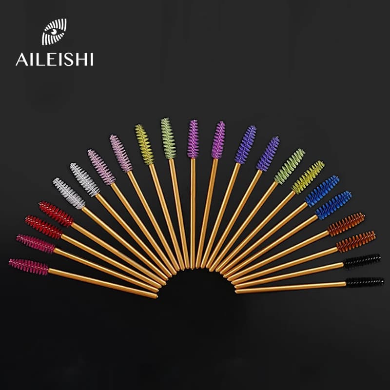 50Pcs Eyelashes Extension Disposable Makeup Eyebrow Brush Mascara Wand Applicator Eye Lashes Cosmetic Brush Set Makeup Tool