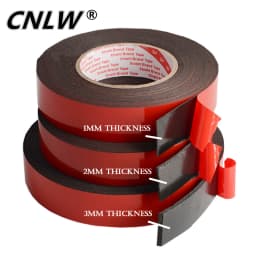 1 PC 1mm-2mm-3mm Thickness Strong Double Side Adhesive Foam Tape 10mm-50mm for Mounting Fixing Pad Sticky