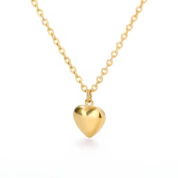 Fashion Necklaces 2022 Woman Stainless Steel Love Heart Pendant Necklaces Virgin Girls Jewelry Rose Gold Color Chain Link