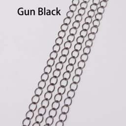 5m/lot 2.5 2.8 3.6 4.8 mm Long Open Link Ring Extended Extension Necklace Chains Tail Extender Chain For Jewelry Making Supplies