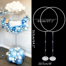 1/2 set Latex Balloon Holder Balloons Stand Column Metallic Balloons Baby Shower Kids Birthday Party Wedding Decoration Supplies