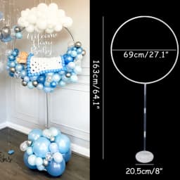 1/2 set Latex Balloon Holder Balloons Stand Column Metallic Balloons Baby Shower Kids Birthday Party Wedding Decoration Supplies