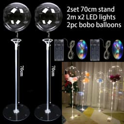 1/2 set Latex Balloon Holder Balloons Stand Column Metallic Balloons Baby Shower Kids Birthday Party Wedding Decoration Supplies