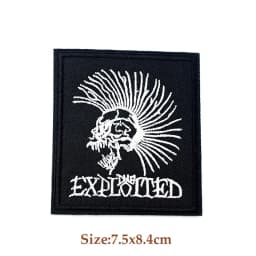 ROCK BAND Iron On Patches Cloth Mend Decorate Clothes Apparel Sewing Decoration Applique Badges Heavy Metal MUSIC