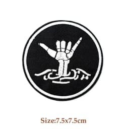 ROCK BAND Iron On Patches Cloth Mend Decorate Clothes Apparel Sewing Decoration Applique Badges Heavy Metal MUSIC