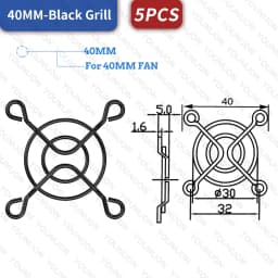 2PCS/5PCS 60mm 80mm 90mm 92mm 120mm 140mm Fan Grills Metal Mesh Finger Guard Protective Net Fan Grill Computer Case Fan Grill