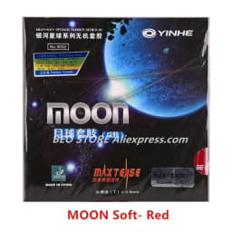 Yinhe Moon SPEED Max Tense No Factory Tuned Pips in Table Tennis Rubber With Sponge for Ping Pong Racket