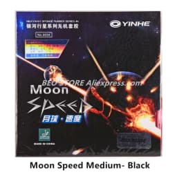 Yinhe Moon SPEED Max Tense No Factory Tuned Pips in Table Tennis Rubber With Sponge for Ping Pong Racket