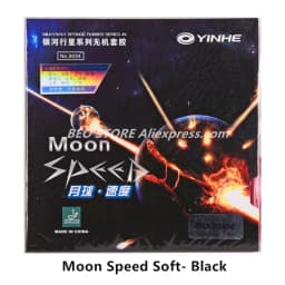 Yinhe Moon SPEED Max Tense No Factory Tuned Pips in Table Tennis Rubber With Sponge for Ping Pong Racket