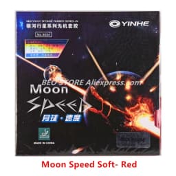 Yinhe Moon SPEED Max Tense No Factory Tuned Pips in Table Tennis Rubber With Sponge for Ping Pong Racket