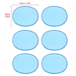 6/12/24Pcs Drum Mute Pad Transparent Silicone Jazz Snare Drum Muffler 3 Colors Optional/A Great Assistant for Drum Set Players