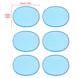 6/12/24Pcs Drum Mute Pad Transparent Silicone Jazz Snare Drum Muffler 3 Colors Optional/A Great Assistant for Drum Set Players