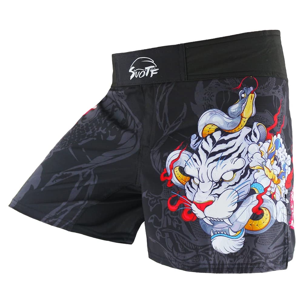 MMA Jujitsu Fight Fierce fighting Men's Boxing Pants kickboxing MMA shorts Short Tiger Muay Thai boxing shorts sanda cheap mma
