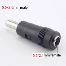 DC Power Adapter 5.5X 2.1MM Female to Female Male to 5.5x2.5mm 3.5mm 3.5x1.35mm Male 5521 Plug 5525 Adaptor Jack for Laptop