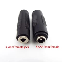 DC Power Adapter 5.5X 2.1MM Female to Female Male to 5.5x2.5mm 3.5mm 3.5x1.35mm Male 5521 Plug 5525 Adaptor Jack for Laptop