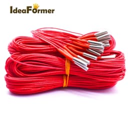 IdeaFormer 1pcs 3D Printers Cartridge Heater 12V/24V 40W 6*20mm 1m For MK Mendel Reprap Extruder Parts 12V 24V 40W Heat Parts