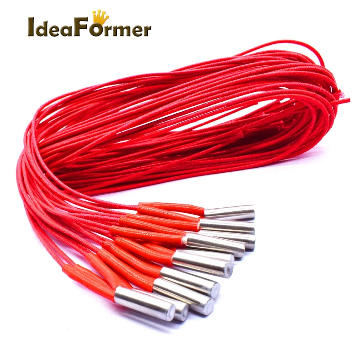 IdeaFormer 1pcs 3D Printers Cartridge Heater 12V/24V 40W 6*20mm 1m For MK Mendel Reprap Extruder Parts 12V 24V 40W Heat Parts