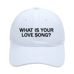 1pc Kpop "What Is Your Love Song" Same Knitted Embroidery Caps for Women,Tour Concert Cap Outdoor Retro Washed Baseball Caps 모자