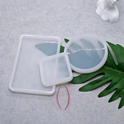 SNASAN Square Round Oval Rectangle Scrapbooking Silicone Mold For Jewelry Resin Silicone Mould Handmade DIY Epoxy Resin Molds