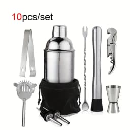 UPORS Stainless Steel Cocktail Shaker Mixer Wine Martini Boston Shaker For Bartender Drink Party Bar Tools 550ML/750ML