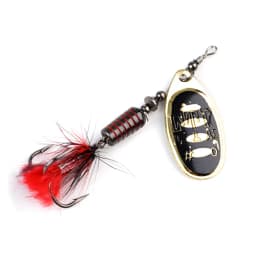 FTK Spinner Bait Fishing Lure Spoon 1pc Feather Saltwater Lure Accessories Treble Hook Metal Hard Lure Wobblers Tackle