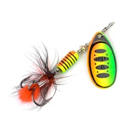FTK Spinner Bait Fishing Lure Spoon 1pc Feather Saltwater Lure Accessories Treble Hook Metal Hard Lure Wobblers Tackle