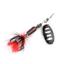 FTK Spinner Bait Fishing Lure Spoon 1pc Feather Saltwater Lure Accessories Treble Hook Metal Hard Lure Wobblers Tackle