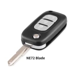 KEYYOU 2/3 Buttons Filp Car Remote Key Case shell for Renault Fluence Clio Megane Kangoo Modus Auto Key With NE73/VA2 Blade