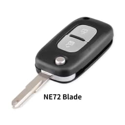 KEYYOU 2/3 Buttons Filp Car Remote Key Case shell for Renault Fluence Clio Megane Kangoo Modus Auto Key With NE73/VA2 Blade