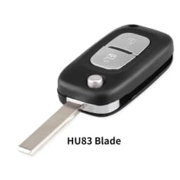 KEYYOU 2/3 Buttons Filp Car Remote Key Case shell for Renault Fluence Clio Megane Kangoo Modus Auto Key With NE73/VA2 Blade