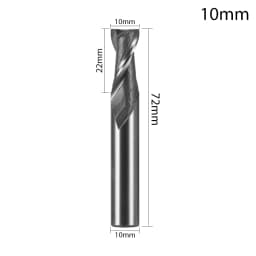 Carbide Milling Cutter 2 Flute Straight Shank End Router Bit Mill 4mm 6mm 8mm 10mm 12mm CNC Tools Stainless Special HRC65