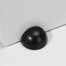 NAIERDI Rubber Door Stopper Zinc Alloy Hidden Door Holder Non Punching Sticker Floor Mounted Nail-free Door Stop Door Hardware