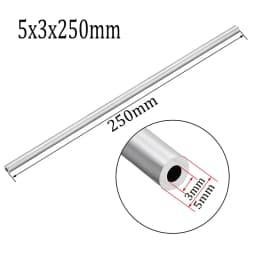 20pcs~1pcs 304 Stainlessy Steel Round Capillary 250mm 500mm Long Seamless Straight Tube 4x3mm/6x4mm/8x6mm/10x8mm/10x9mm/12x11mm