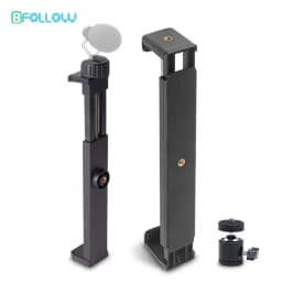 BFOLLOW Tablet Big Holder with 1/4" Female for iPad Pro 12.9" 11" Air Mini Clamp Stand Tripod Samsung Huawei Xiaomi Bracket