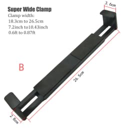 BFOLLOW Tablet Big Holder with 1/4" Female for iPad Pro 12.9" 11" Air Mini Clamp Stand Tripod Samsung Huawei Xiaomi Bracket