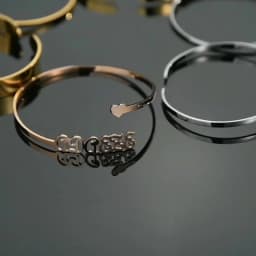 Atoztide Customized Letter Name Bracelet Personalized Custom Bangles for Women Men Stainless Steel Chrismas Jewelry Gift
