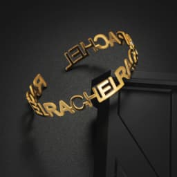 Atoztide Customized Letter Name Bracelet Personalized Custom Bangles for Women Men Stainless Steel Chrismas Jewelry Gift