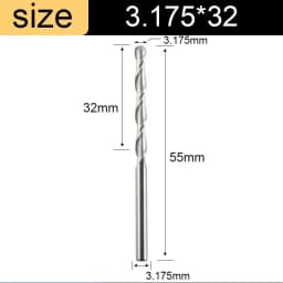 Vsharp 2 Flutes Ball Nose End Mill 3.175/4/ 6/8mm Shank Tungsten Carbide Engraving Milling Cutter Wood MDF 3D Carving CNC Tool