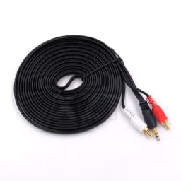 15m/10m RCA Cable 3.5mm Jack to 2 RCA Aux Cable 3.5 mm to 2RCA Adapter Splitter Audio Cable for TV Box Home Theater Speaker Wire