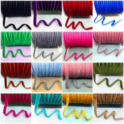 5 Yards 3/8"(10mm) Velvet Ribbon Wedding Party Decoration Handmade Gift Wrapping Hair Bows DIY Christmas