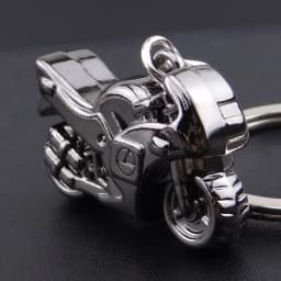 New Motorcycle Key Chain Charm metal keychain men women Car Key Ring 4 color key holder best gift jewelry