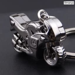 New Motorcycle Key Chain Charm metal keychain men women Car Key Ring 4 color key holder best gift jewelry