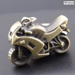 New Motorcycle Key Chain Charm metal keychain men women Car Key Ring 4 color key holder best gift jewelry