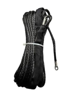 1X Durable 15M 5mm 10000LBS Synthetic Winch Rope Line Recovery Cable for 4WD ATV SUV Truck Boat Winch Towing Rope