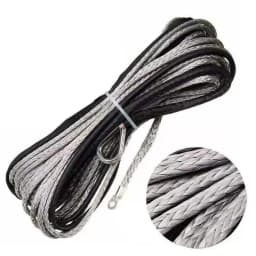 1X Durable 15M 5mm 10000LBS Synthetic Winch Rope Line Recovery Cable for 4WD ATV SUV Truck Boat Winch Towing Rope