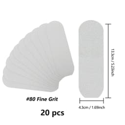 TP 20PCS Foot Rasp Profession Feet Care For Hard Dead Skin Callus Remover Pedicure File Replacement For Stainless Steel Handle