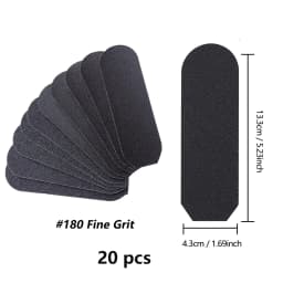 TP 20PCS Foot Rasp Profession Feet Care For Hard Dead Skin Callus Remover Pedicure File Replacement For Stainless Steel Handle